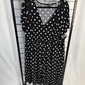 Torrid 5X Polkadot Pullover Dress